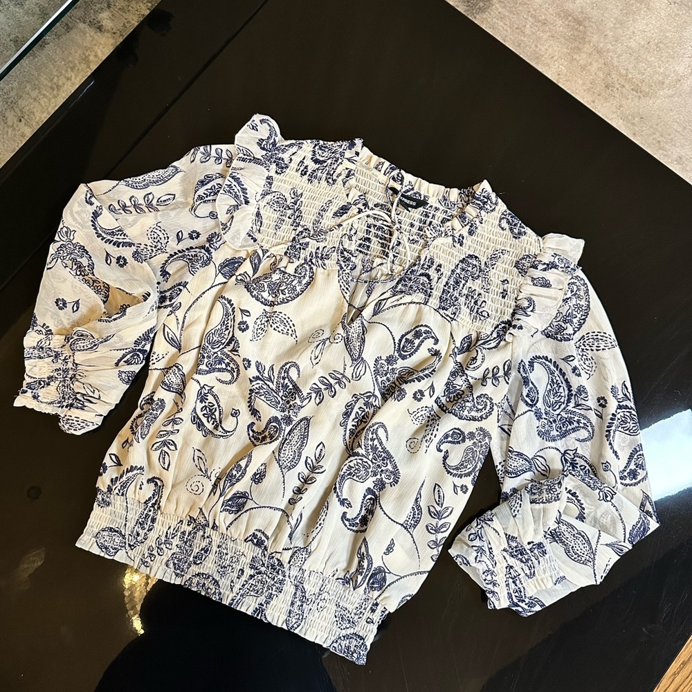 EXPRESS Ruffle Blouse